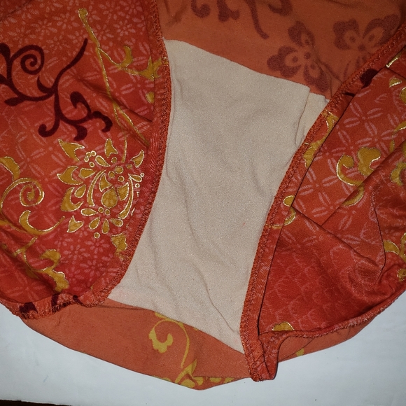 GOTTEX SWIMWEAR COPPER & GOLD ONE PIECE SWIMSUIT SIZE 16 - Picture 4 of 9